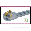 power cord 3-pole 4-wire Rang Cord 10-50, flat cord